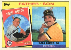 1985 Topps Baseball Cards      132     Yogi/Dale Berra FS